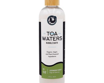 Baño de burbujas Lockwood Forest - Salvia, musgo de roble y lavanda - TOA Waters - 355 ml