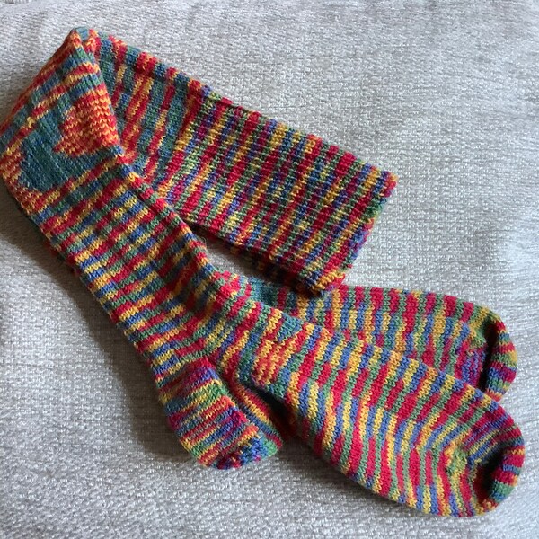Hand Knitted Welly Socks