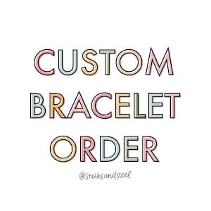 Custom Tila Bracelet Design