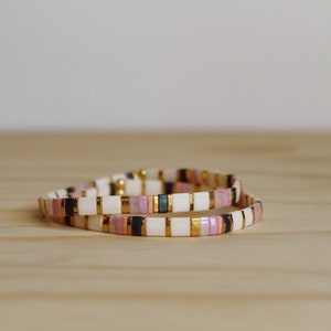 Marlee | Tila Stretch Bracelet | Stackable Bracelet | Minimalist Bracelet