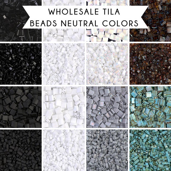 Miyuki Tila Beads | Full Tila Beads | Wholesale Tila Beads | Tile Beads | Bulk Miyuki Beads