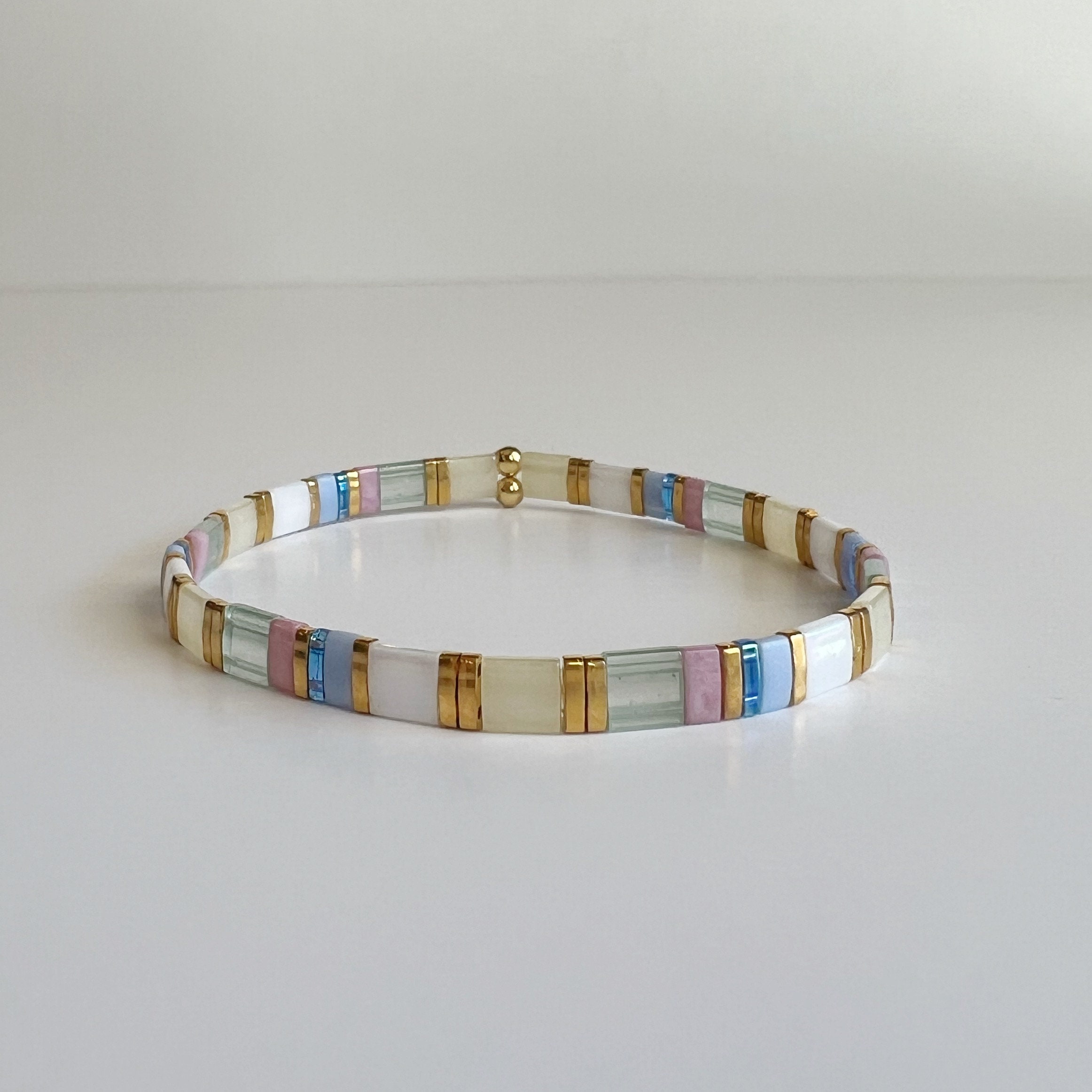 Amant | Bracelet extensible Tila inspiré d'époques | Bracelet extensible | Bracelet empilable | Bracelet minimaliste