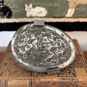 Large Antique Chocolate Mold - Easter Egg