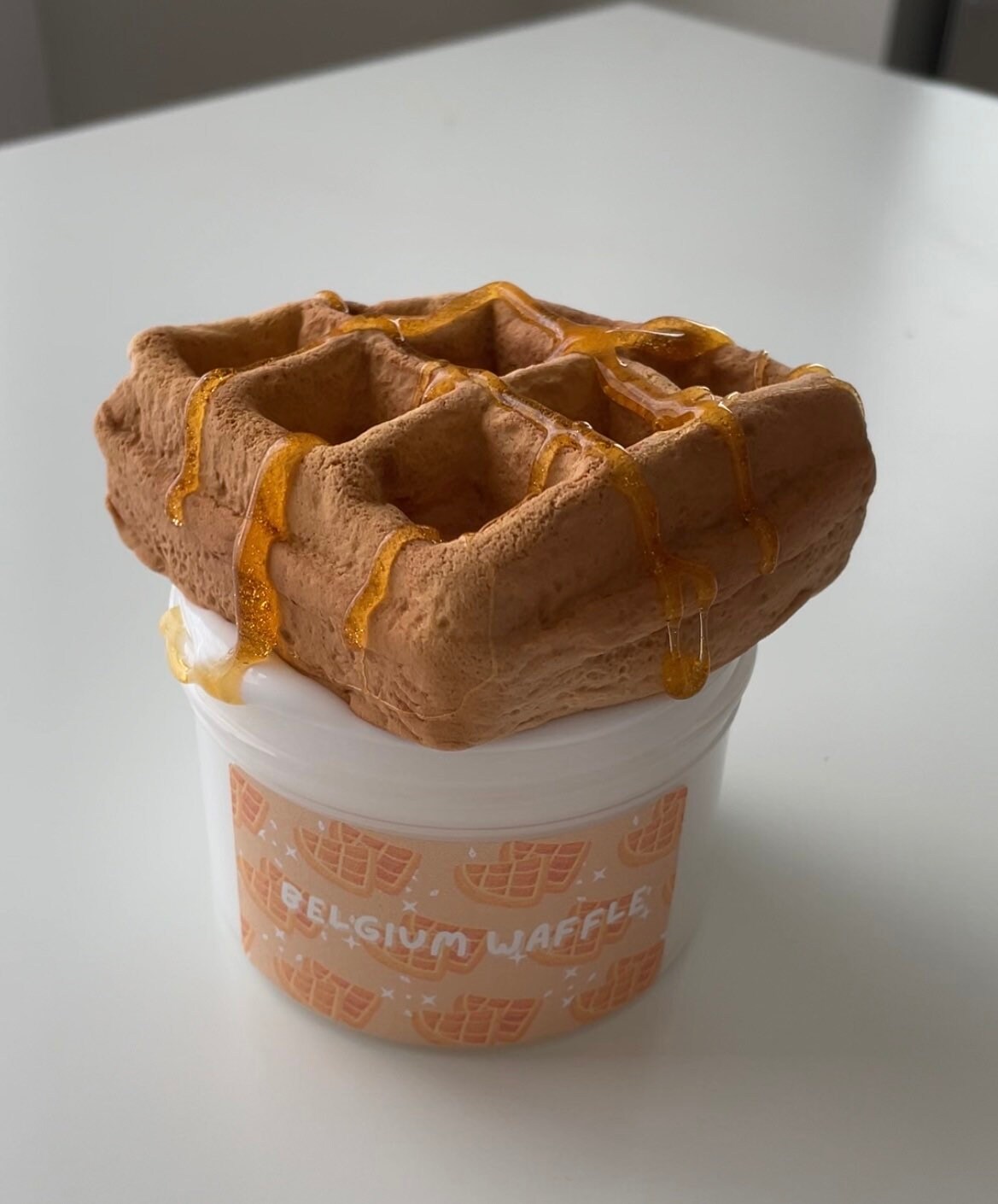 Belgium Waffle DIY Clay Slime Scented Like Fresh Waffles Etsy Australia