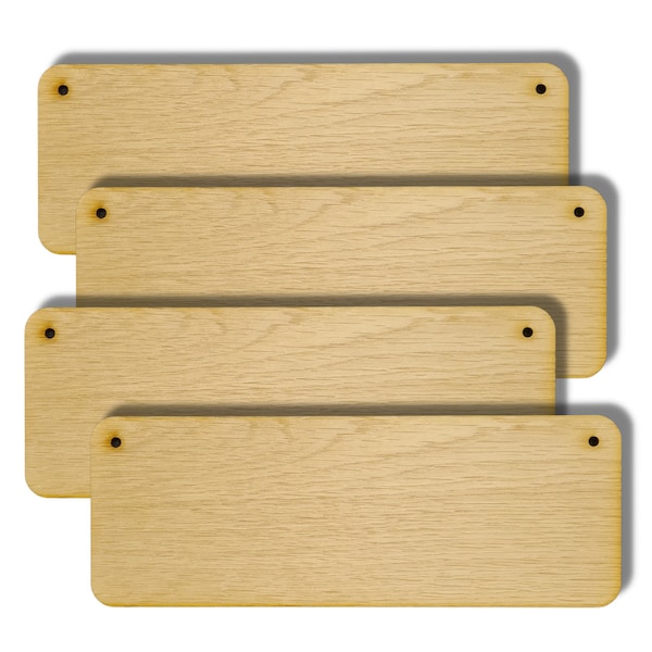 Wooden Plaque Blanks - wooden blanks - 10cm x 28cm