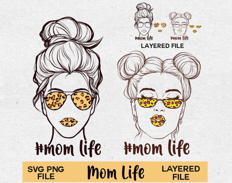 Download Mom Life Shirt Png Mom Life Leopard Svg Digital Download Cricut File Messy Bun Svg Messy Bun Png Layered File Mom Life Svg Drawing Illustration Digital Physio Coesfeld De