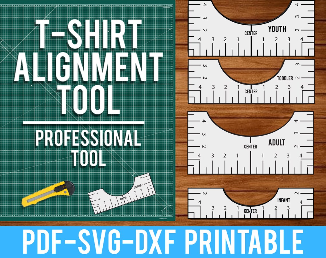 t shirt alignment svg