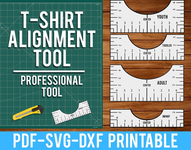 printable t shirt alignment tool