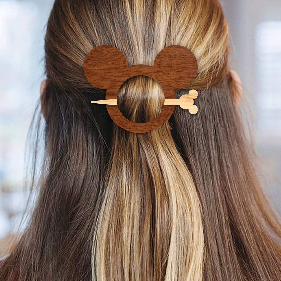 Hair Pin Laser Cut Template Laser Cut File Hair Accessory Etsy