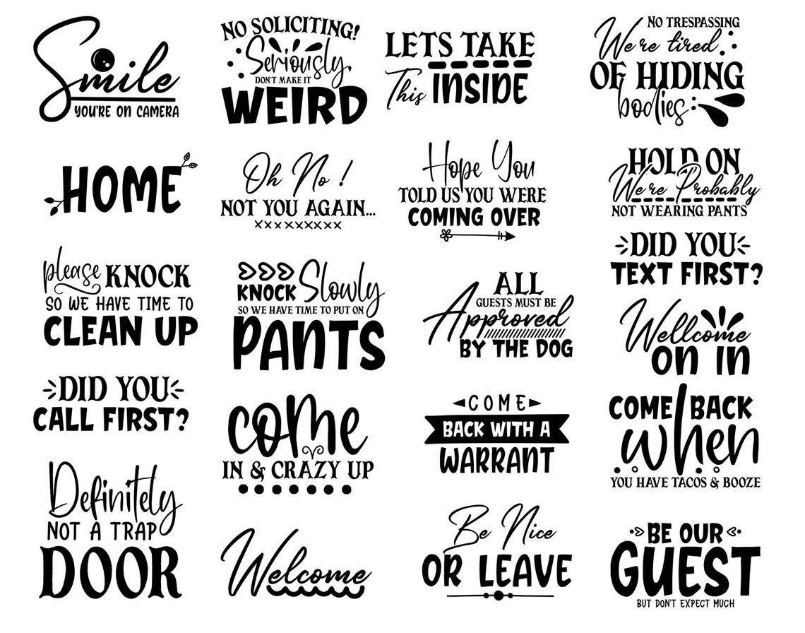 21 Doormat Svg Doormats Funny Svg Door Mats Png Doormats Etsy