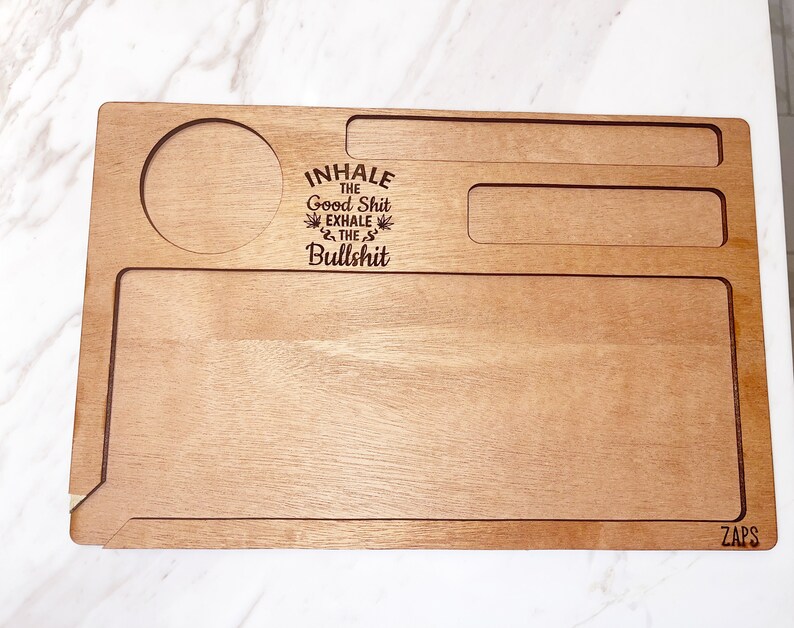 Ready 420 Rolling Tray Wood Tray SVG File Cricut Etsy