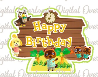 Animal Crossing Cake Etsy Animal Crossing Cake Etsy