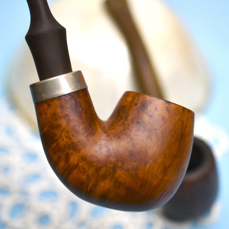 2 Reject Pipes Irish British Pipes Bent Stem Pipe Tobacco Etsy