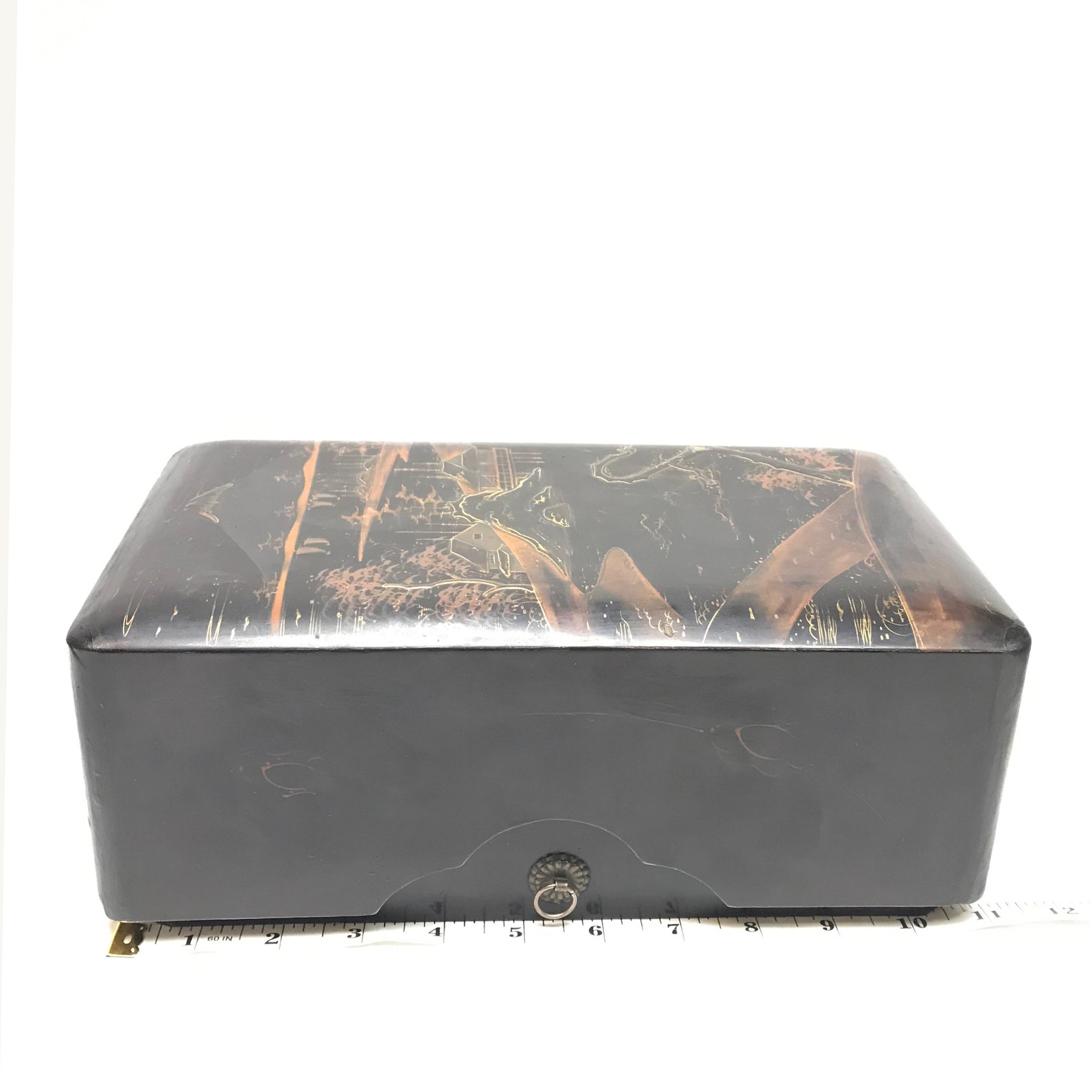 Antique Document Box With Insert Tray RESTORED Vintage Box Etsy Canada