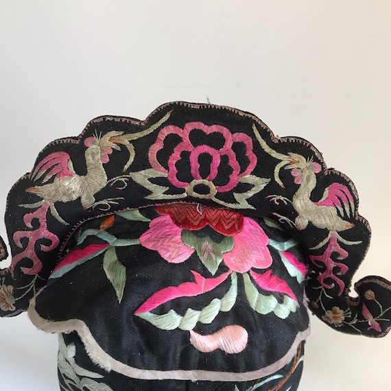 Chinese Silk Embroidered Child’s Hat, Baby Cap - image 7