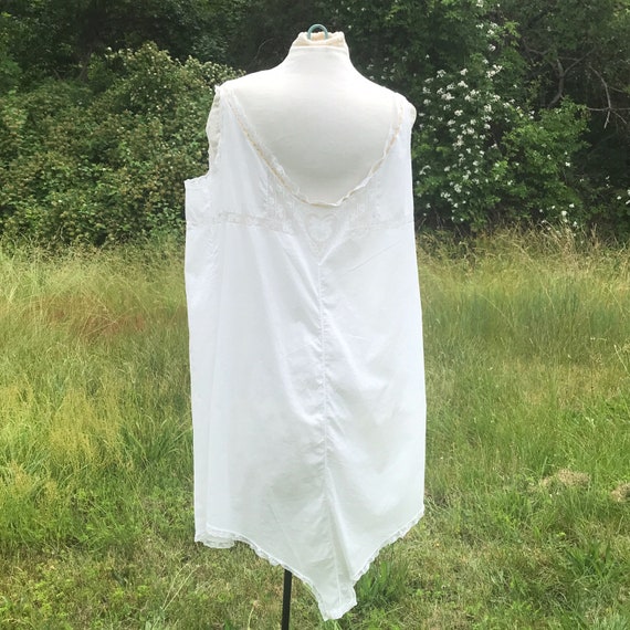 Antique Lace Camisole Onesie, Victorian Undergarm… - image 2