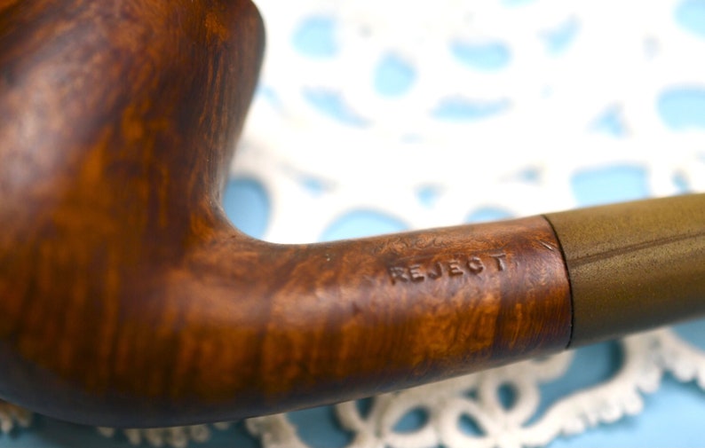 2 Reject Pipes Irish British Pipes Bent Stem Pipe Tobacco Etsy