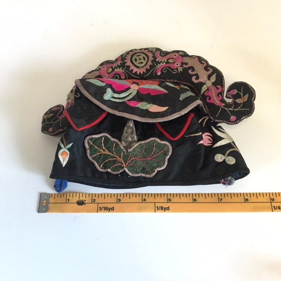 Chinese Silk Embroidered Child’s Hat, Baby Cap - image 9