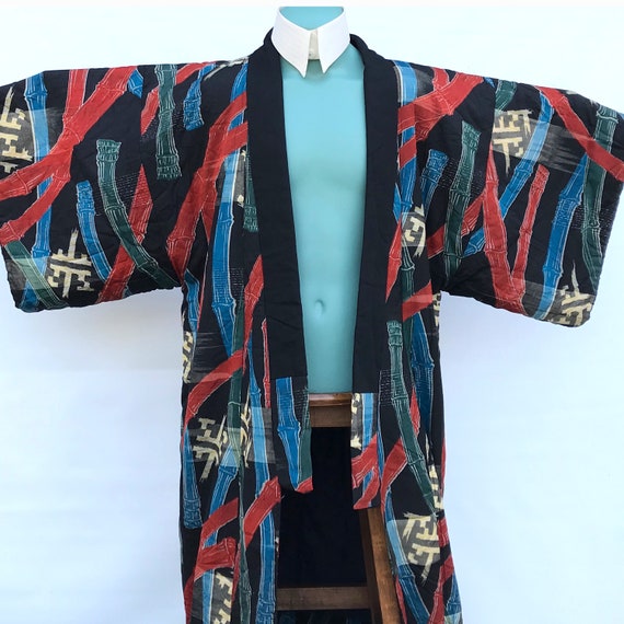 Handmade Kimono, Long Winter Kimono, Cotton Kimono