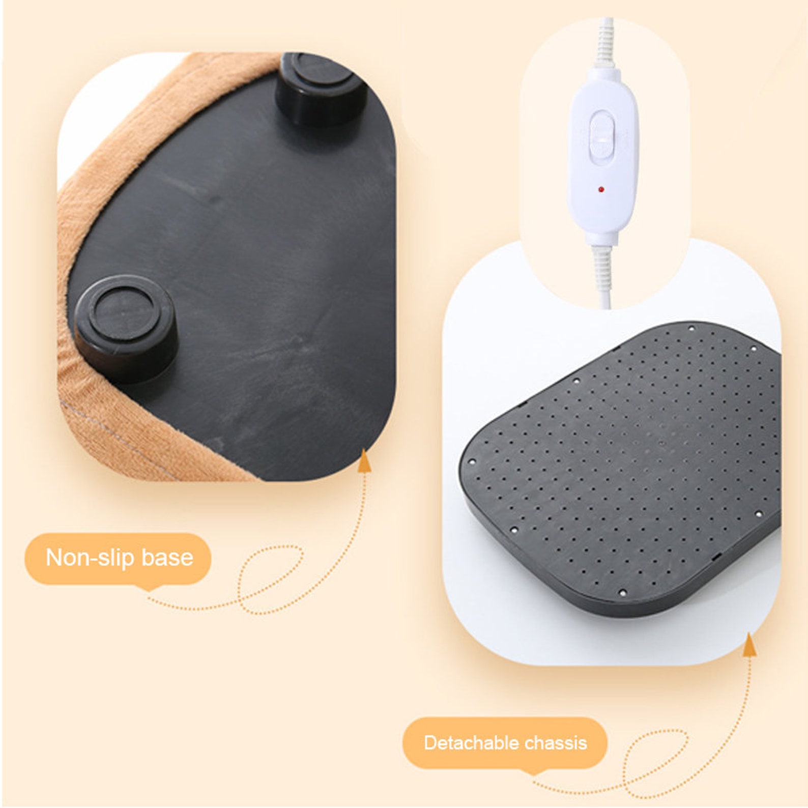 Electric Foot Warm Heating Pad Warmer Feet Shoes Warmer Etsy