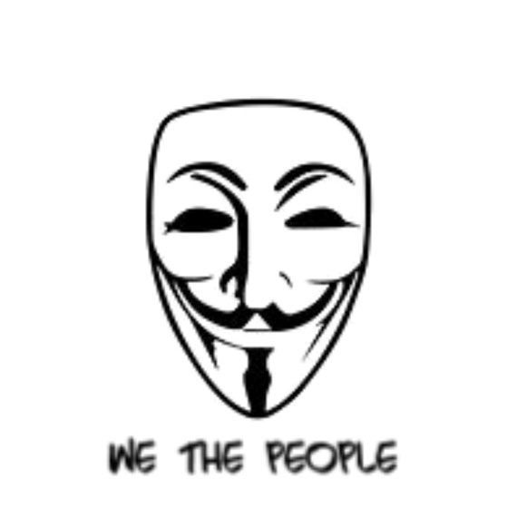 Anoniem We People masker svg goedkope svg - Etsy