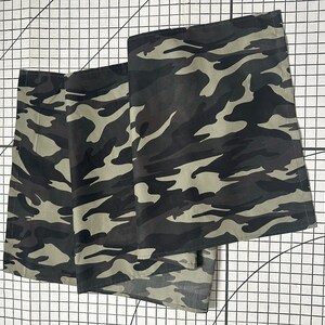Camouflage Army Military Green Table Runner Clothing 16” x 58” 18” x 58”