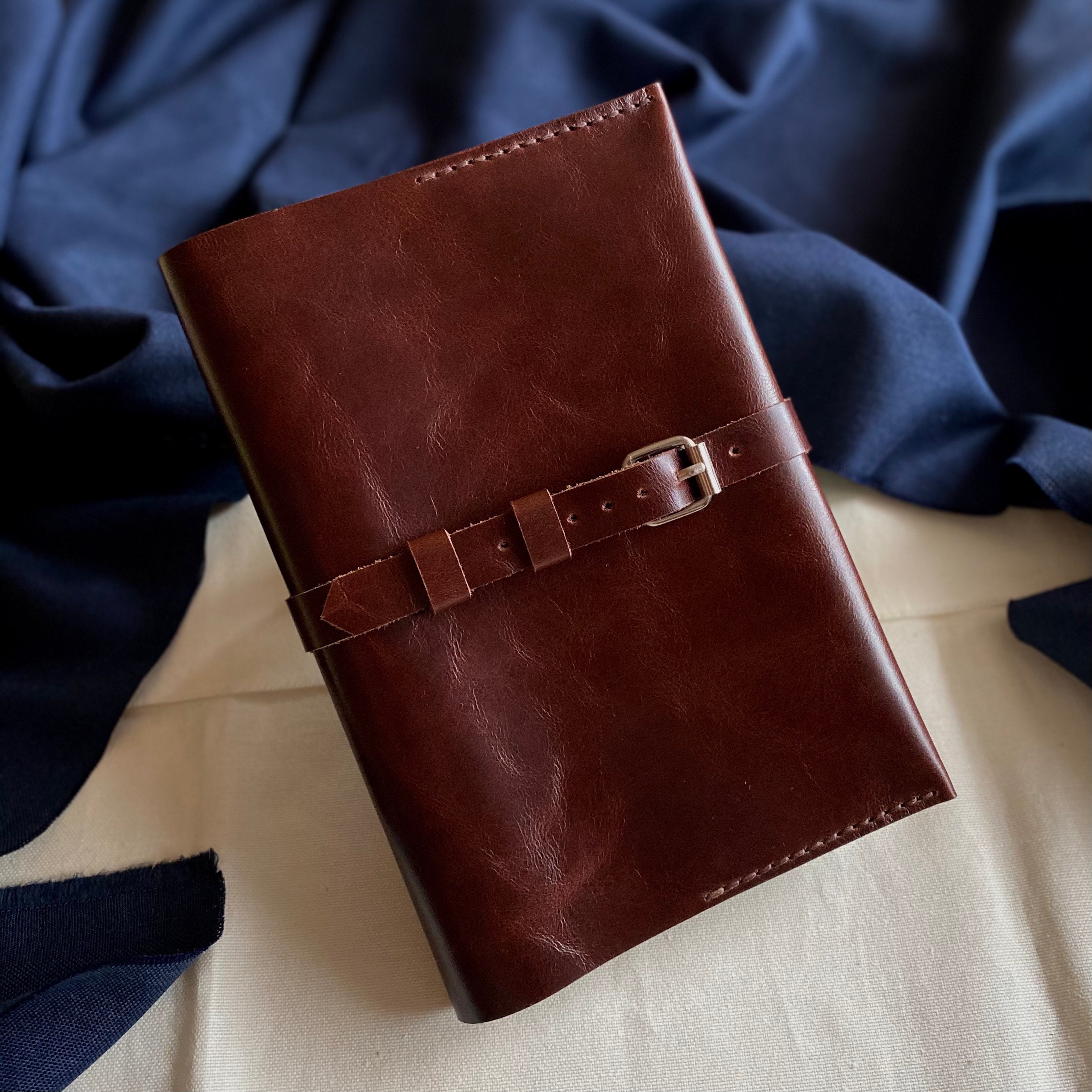 Leather Book Sleeve Handmade A4 Leather Agenda Sleeve Etsy