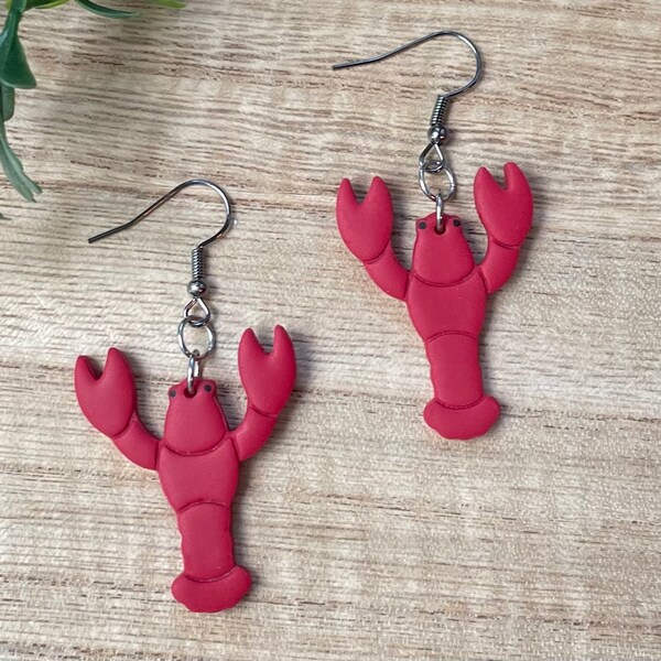Lobster Earrings Etsy