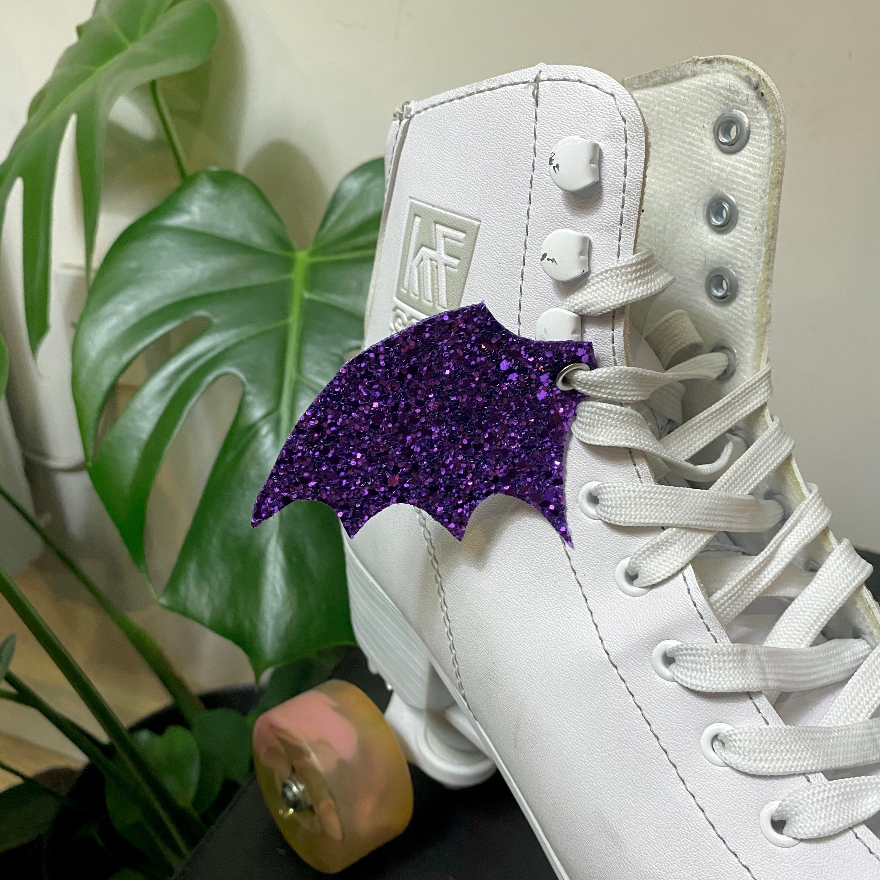 Chunky glitter wings Shoelace / accesorio de patín de rodillos Etsy