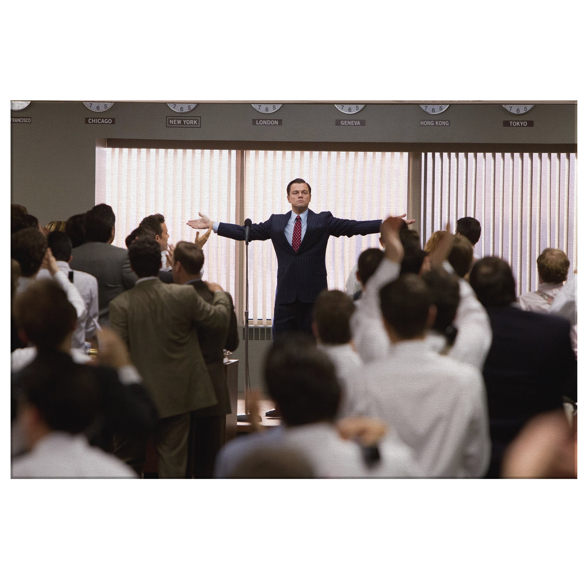 Wolf Of Wall Street I M Not Leaving The Wolf of Wall Street I'm Not Fucking Leaving Canvas Wall Art