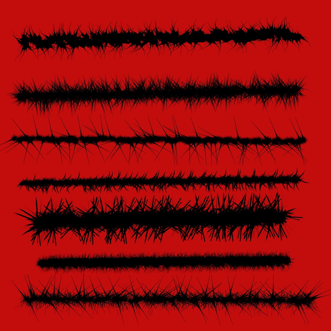 Heavy Metal Procreate Brush Etsy