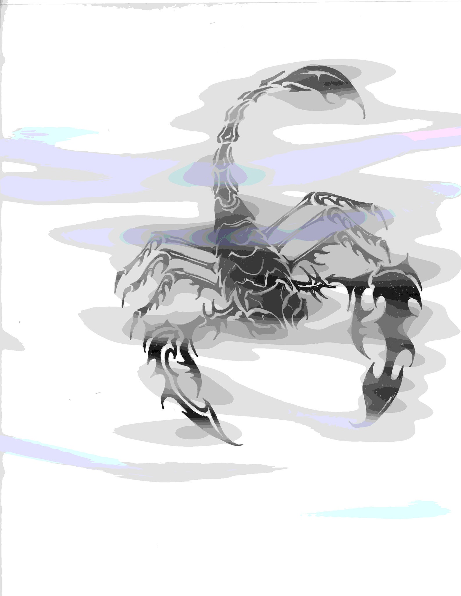 Scorpio Painting Etsy