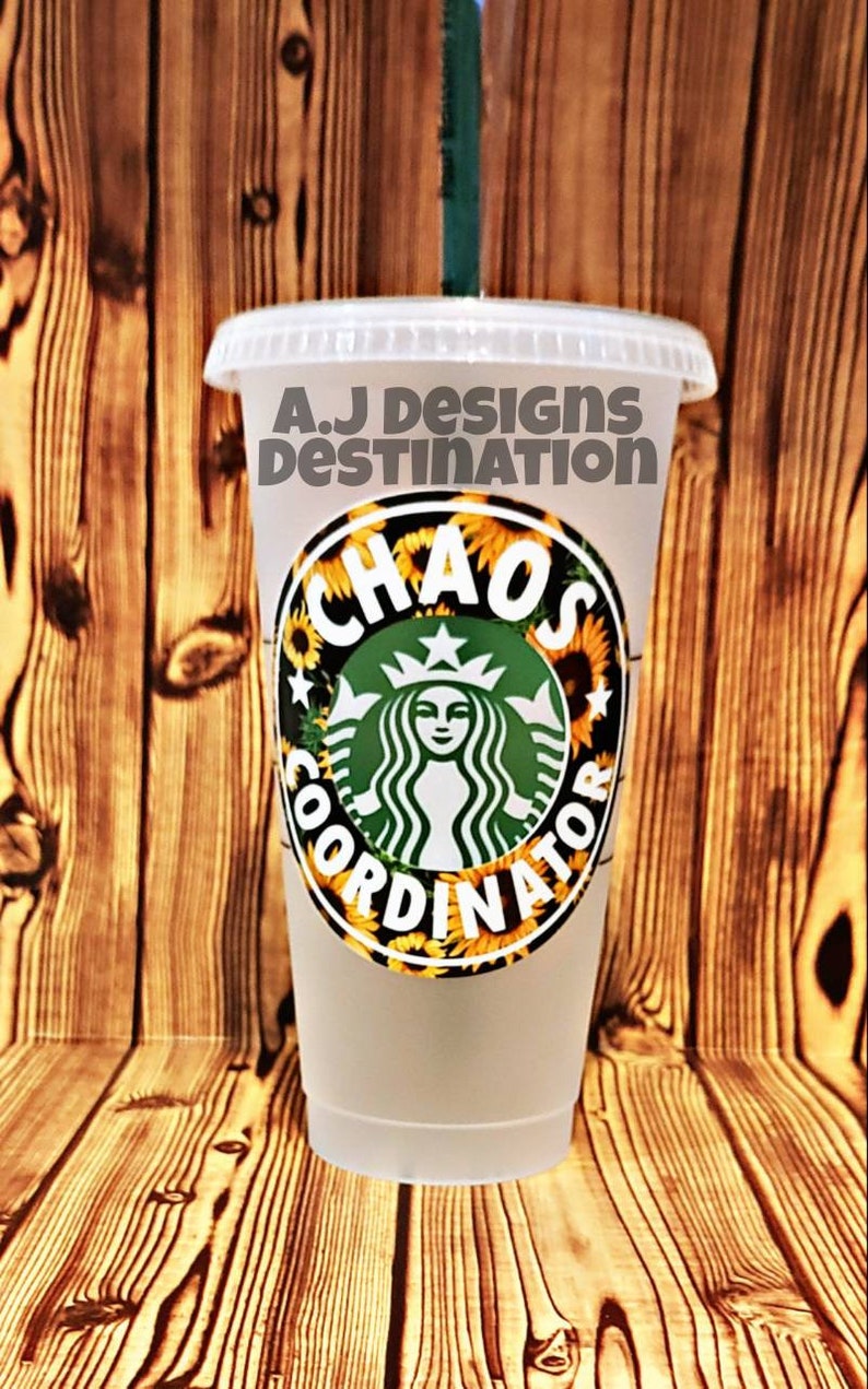 Starbucks Reusable Venti Cold Cup Hot Mess Mama Cup Chaos Coordinator Cup Mama Starbucks Cup Mommy/'s Fuel Cup