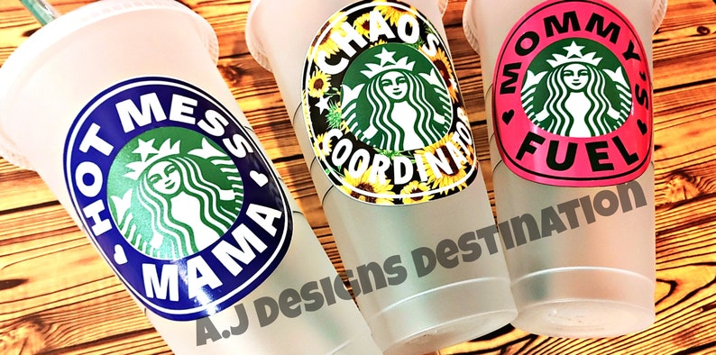 Starbucks Reusable Venti Cold Cup Hot Mess Mama Cup Chaos Coordinator Cup Mama Starbucks Cup Mommy/'s Fuel Cup