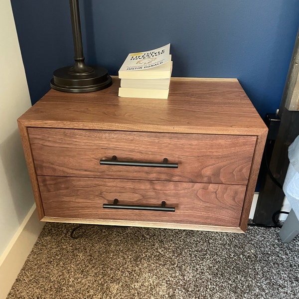 Floating Nightstand Etsy