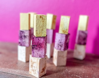 Skyscraper Flavored Balsa Blocks, Bunny Chew Toy