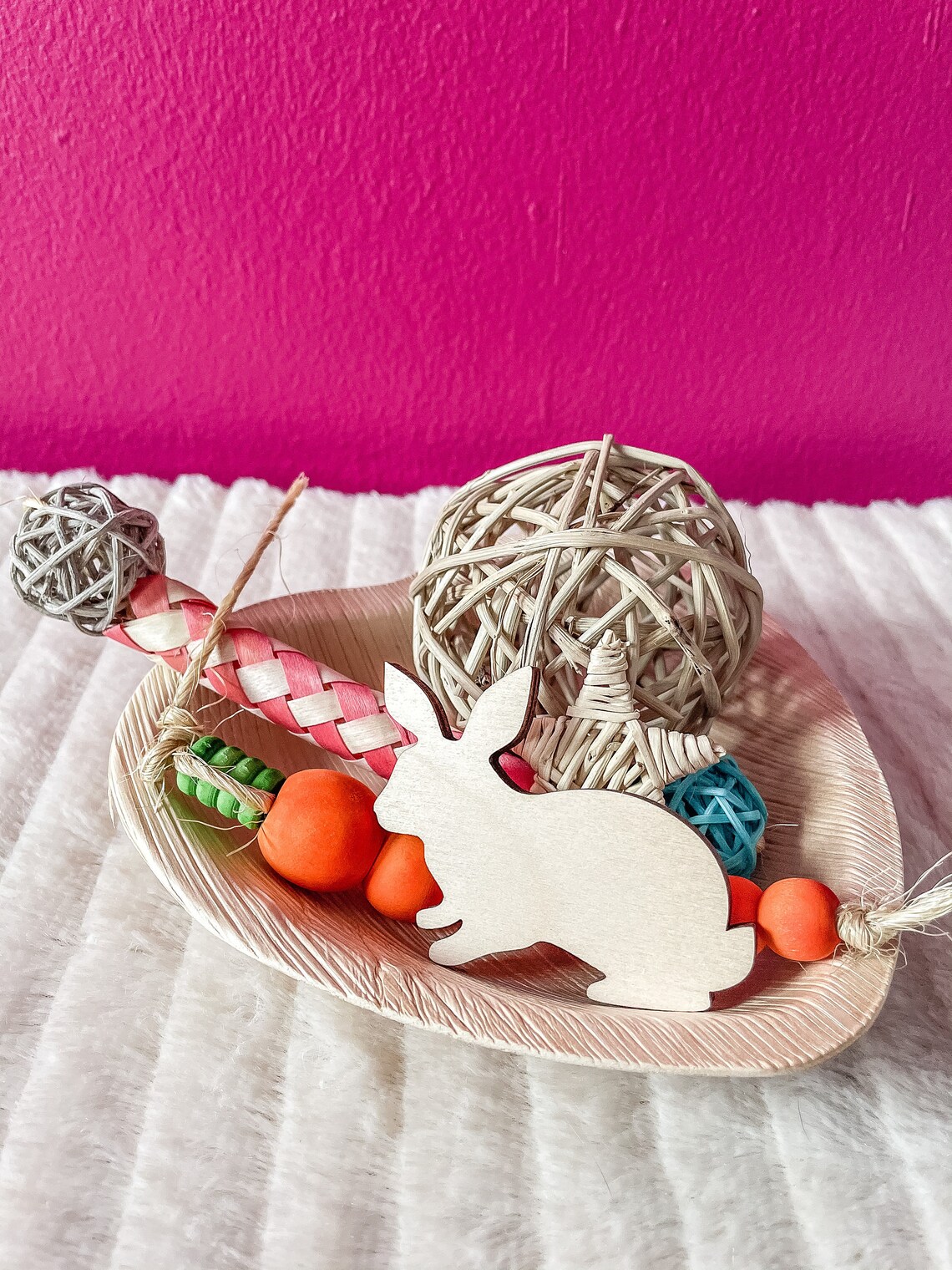 Bunny Chew Toy Bundle Safe Natural Chew Toy Bunny Rabbit Etsy