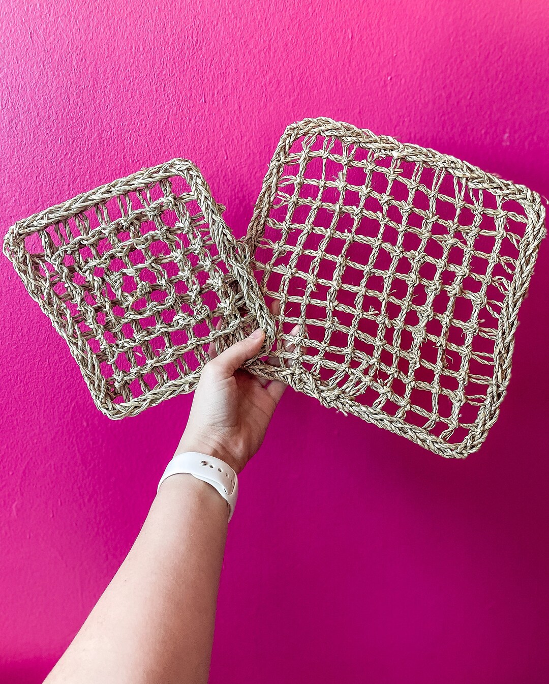 Seagrass Mat Rabbit Rabbit Seagrass, Bunny Chew Toys, Bunny Chews