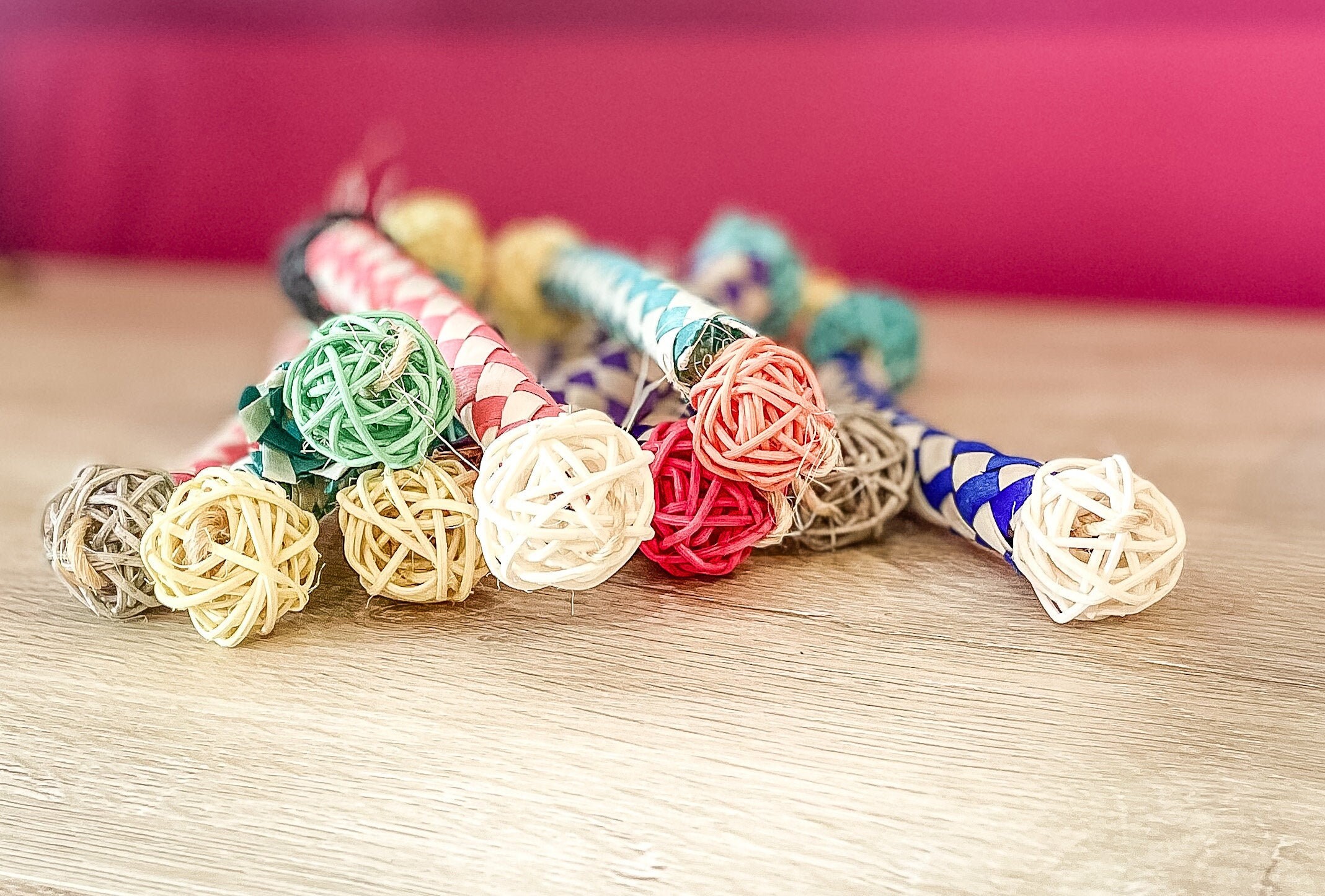 Safe Natural Chew Toy Bunny Rabbit Small Animal Bamboo Chew Etsy