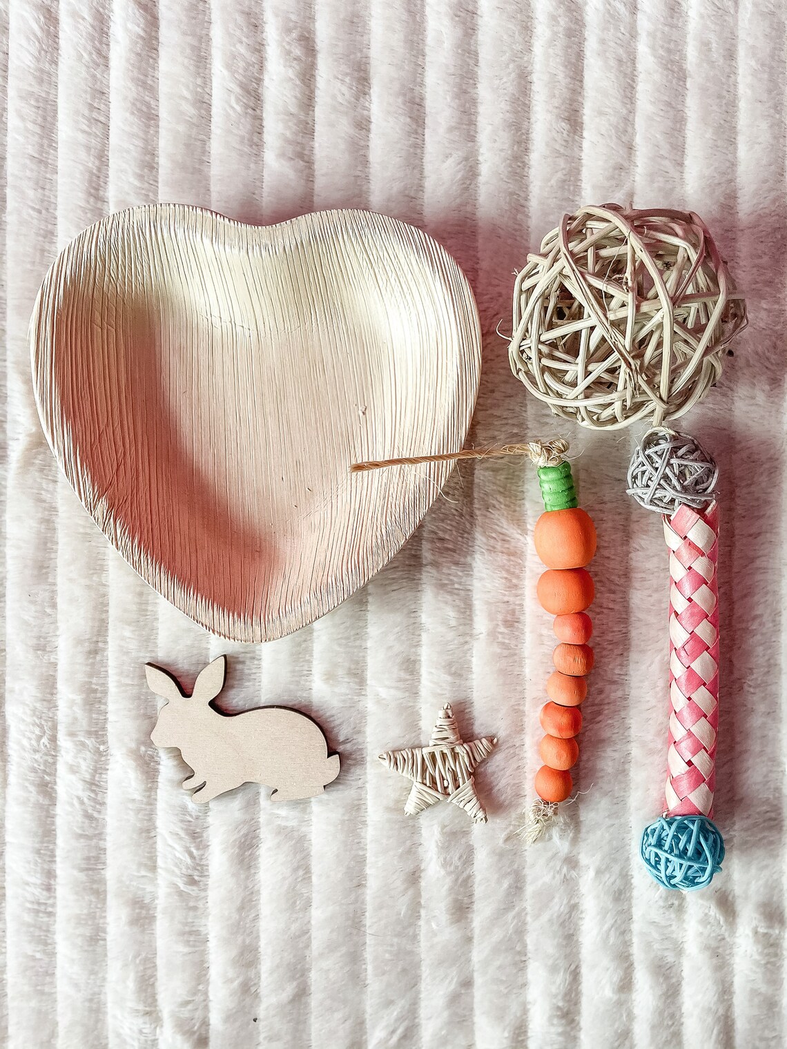 Bunny Chew Toy Bundle Safe Natural Chew Toy Bunny Rabbit Etsy