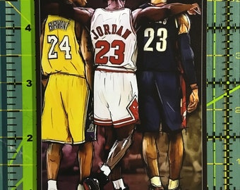 Lebron Kobe Jordan - Etsy