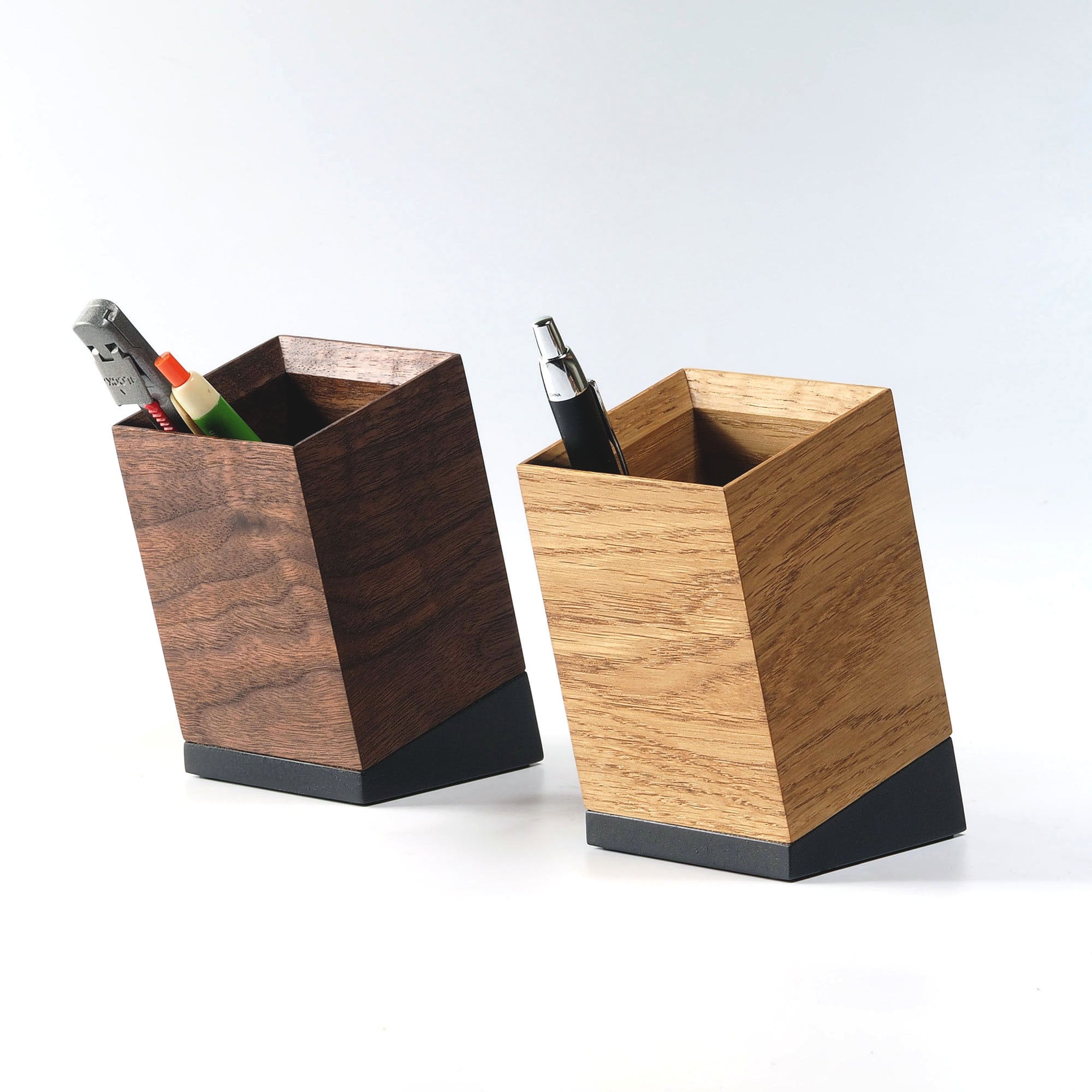 Wooden Pen Holder, Desk Pen Organizer Pen Holder, Wooden Pencil Cup