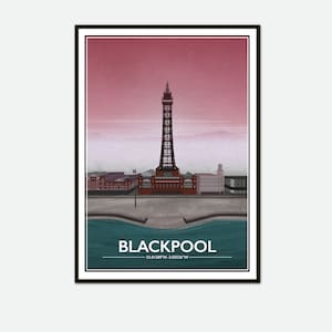 Blackpool Tower Illustration | Art | Print | various sizes
