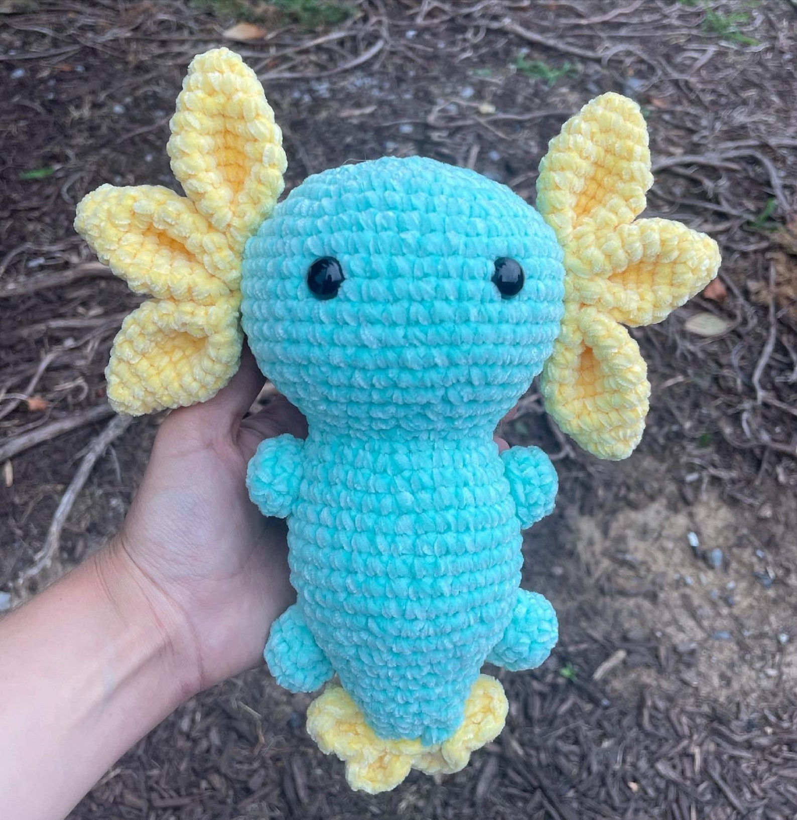 Ajolote ajolote de ganchillo peluche peluche de ganchillo Etsy