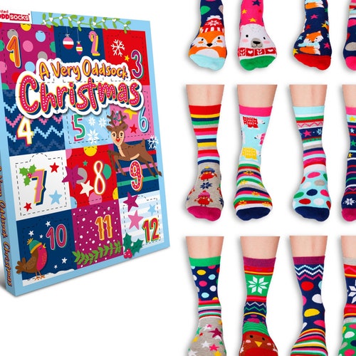 Ladies Sock Advent Calendar for Christmas Sock Presents Etsy