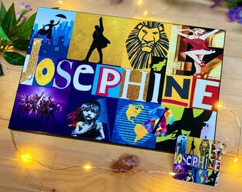 Musical Theatre Personalised Wooden Photo Panel 18cm x 27cm
