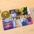 Musical Theatre Personalised Name Placemat and Coaster Theatre Gift, Theatre Table Setting, West End Coaster, Broadway Placemat, Theatrical