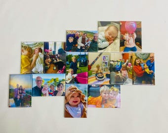 Personalised Photo Fridge Magnets, Picture Magnet Keepsake, Pick Your own Image and Create the Memory