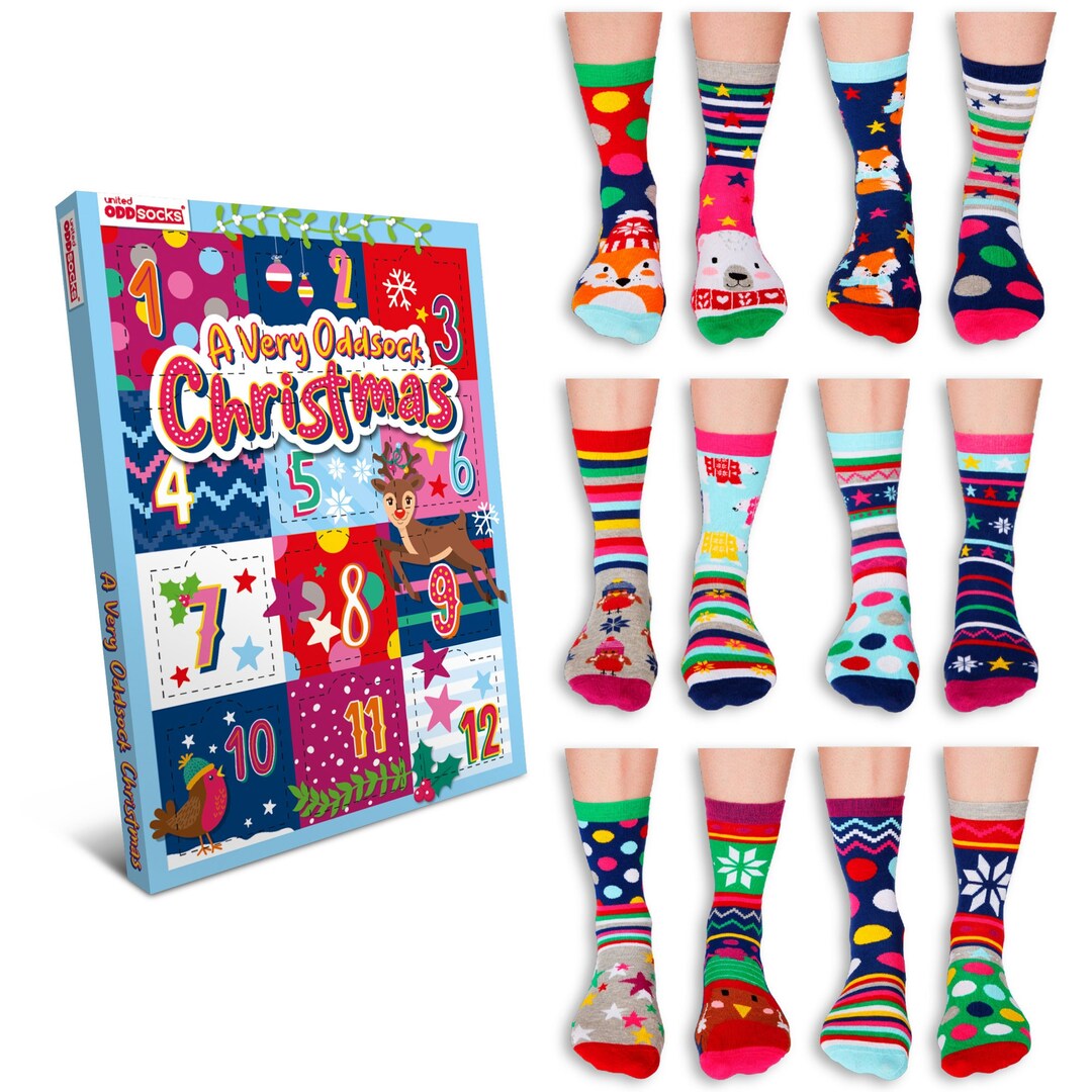 Ladies Sock Advent Calendar for Christmas Sock Presents Etsy