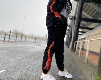 Rollercoaster Rider Jogging Bottoms with Theme Park inspired Design for Loungewear & Chill at Alton Towers, Thorpe Park and Pleasure Beach